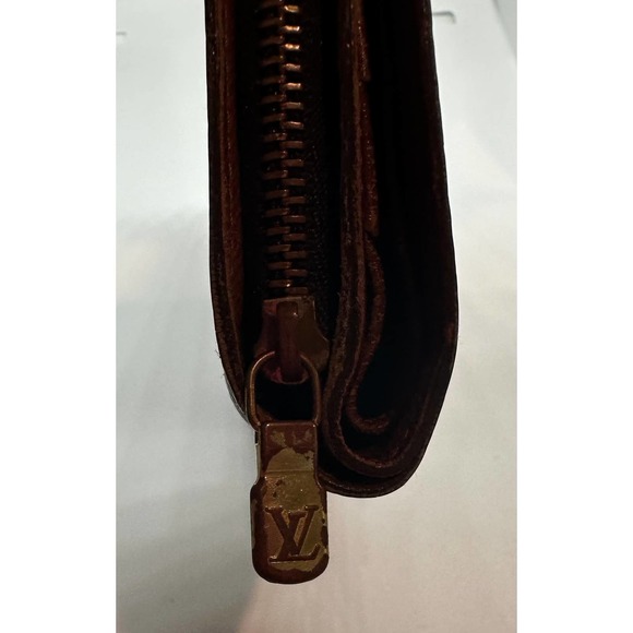 Louis Vuitton Monogram Porte Papier Zip Wallet with unbranded chain - Picture 9 of 12